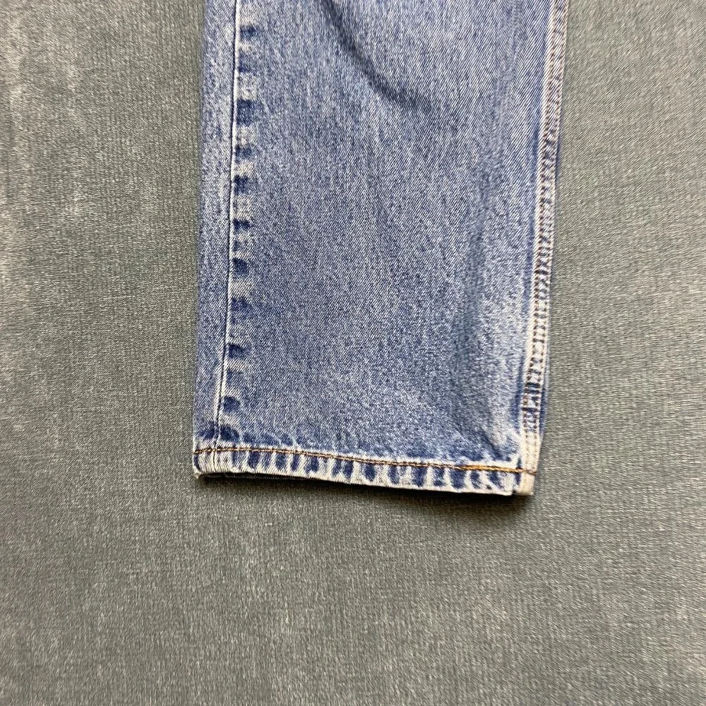 Levi's 505 Jeans Mens 36x30 Blue Denim Regular Fit All Day Comfort Straight Leg